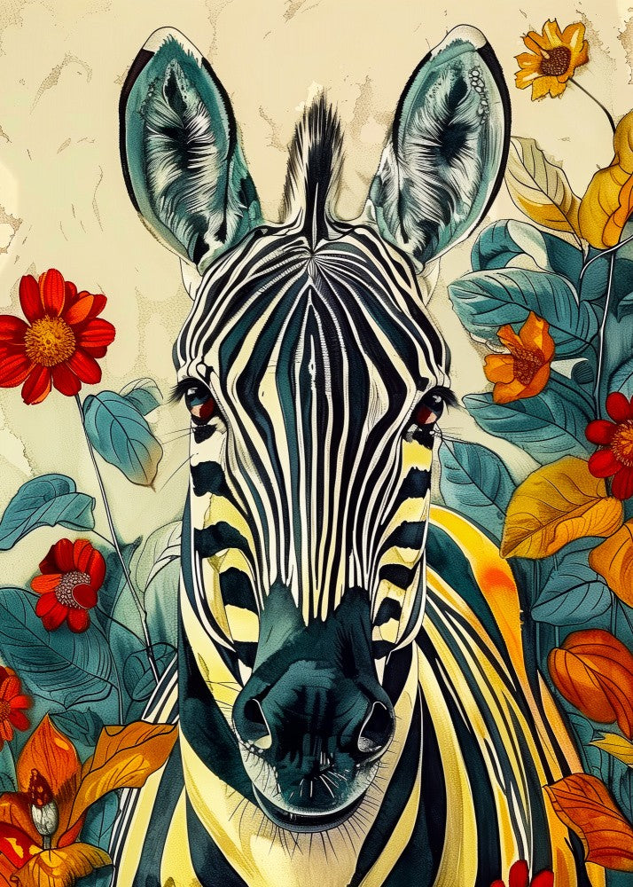 Tropische Tiere Zebra (5)
