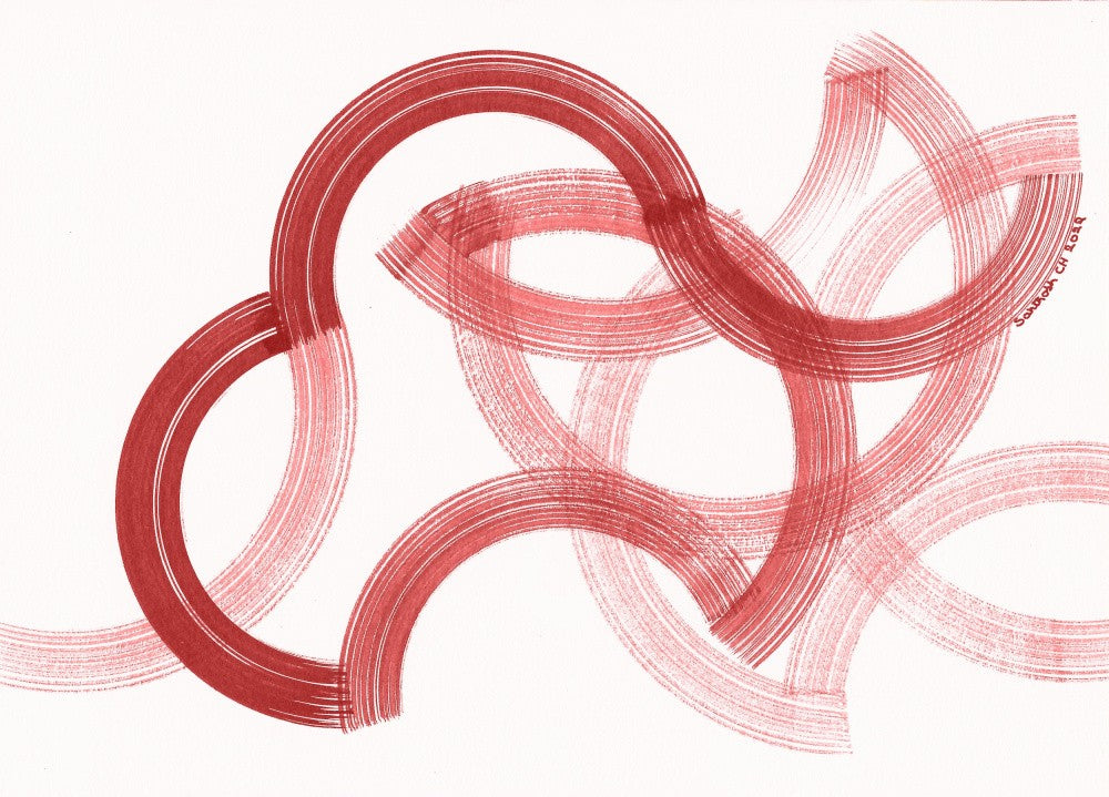 Whirling Red Curves
