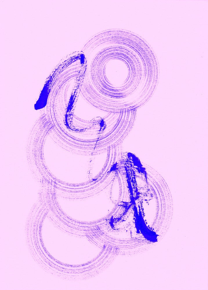 Cobalt Swirls