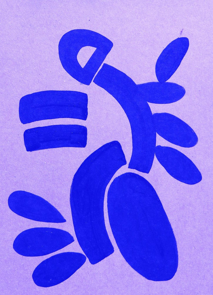 Abstract Blue Dance