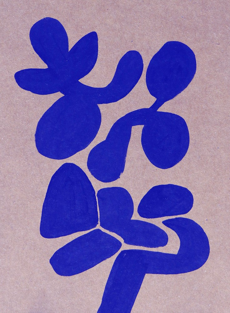 Blue Abstract Forms