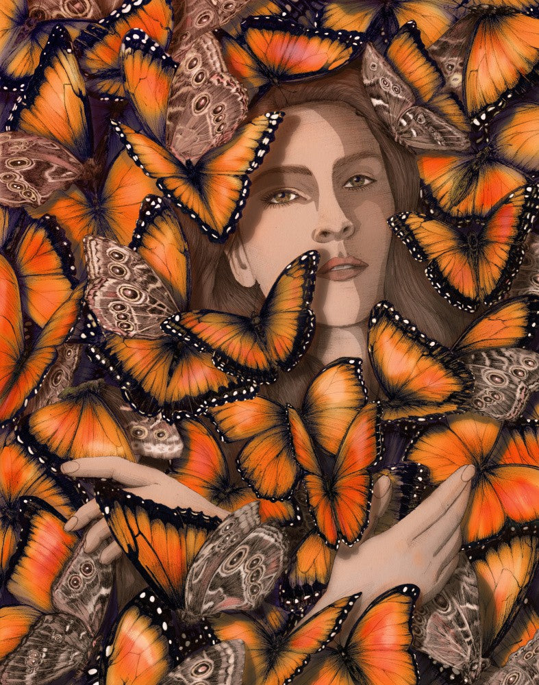 Moth Among Monarchs