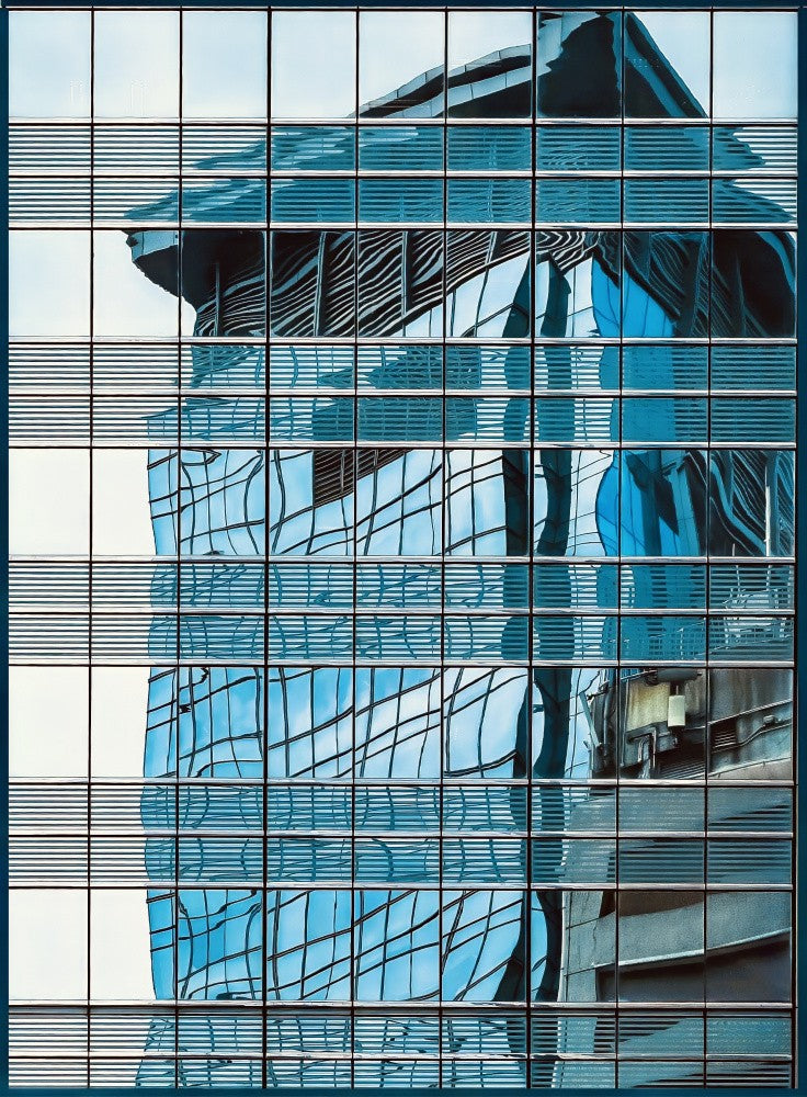Reflections in glass - Hong Kong