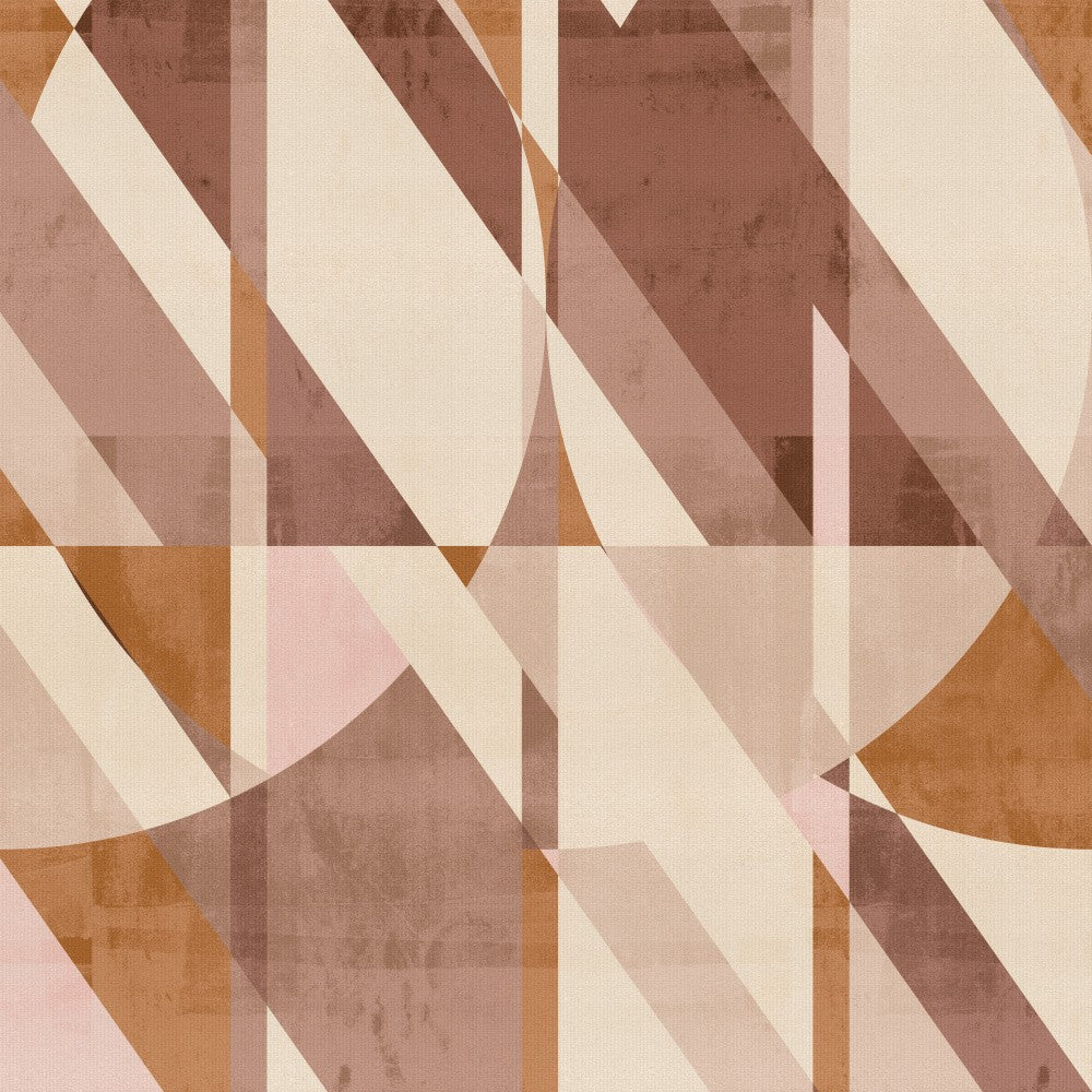 Mid Century Bauhaus Shapes in earthy tones