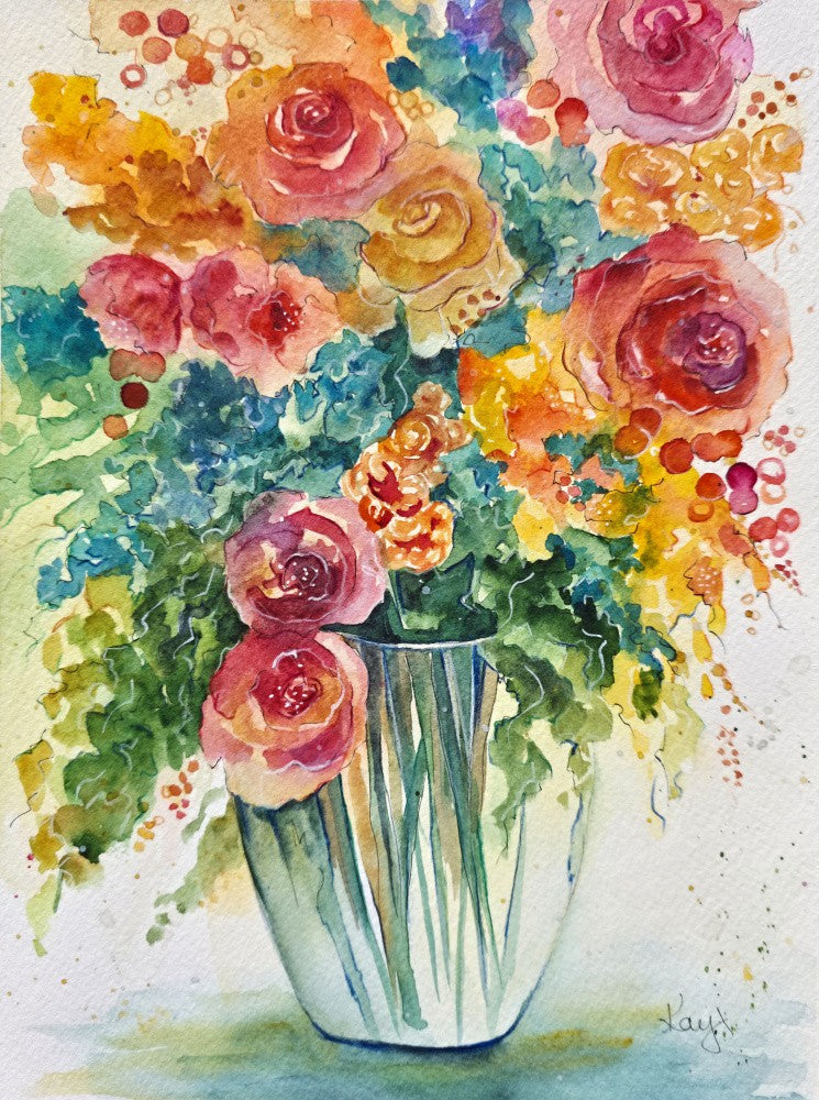 Vivid Floral Burst