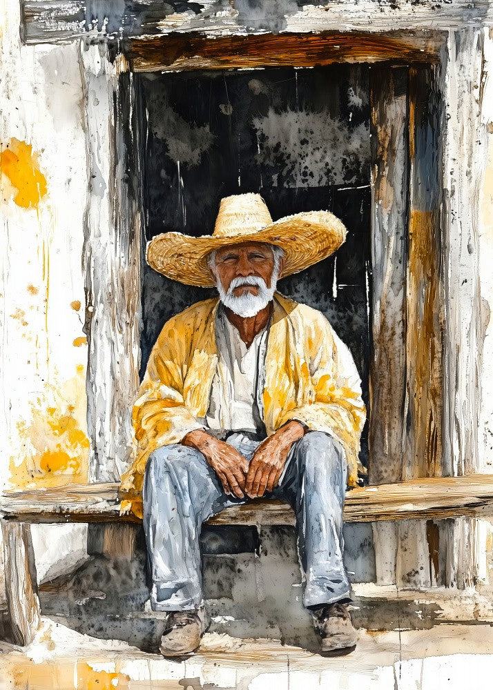 Mexican Life Old Mexican Man 1