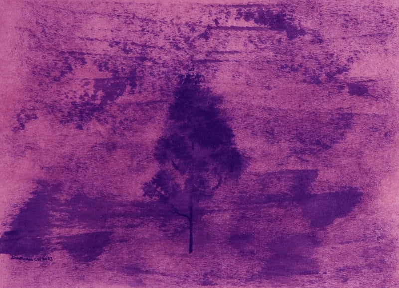 Solitary Purple Tree
