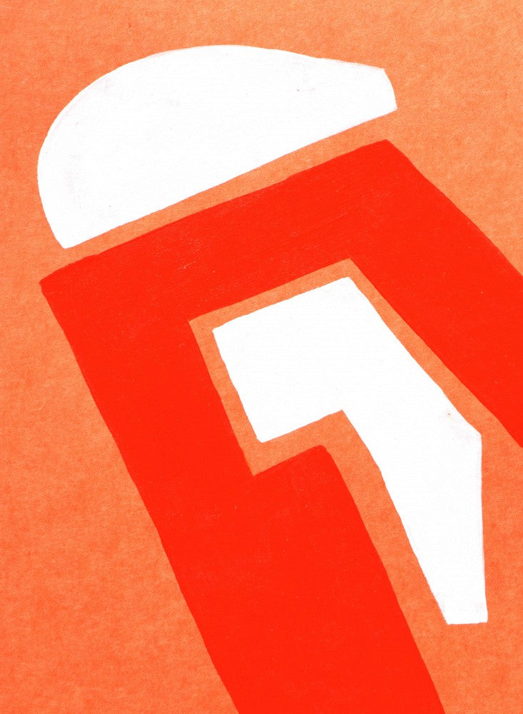 Red Abstract Shapes