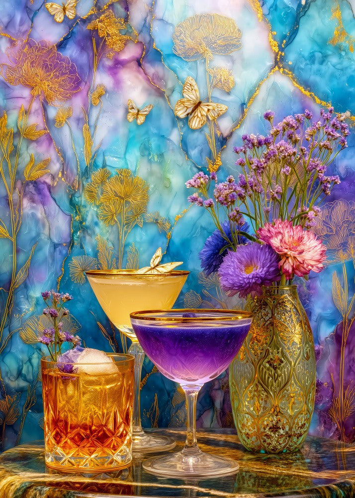 Tropical Vibes Island Life and Refreshing Treats 5 Drinks