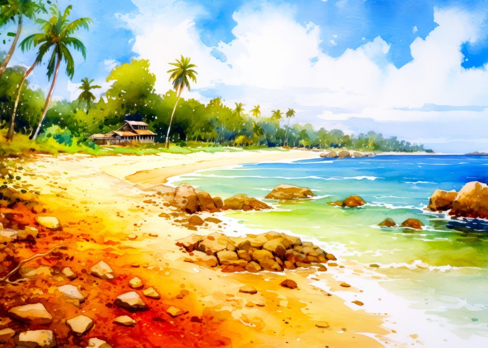 Tropical Vibes Island Life and Refreshing Treats 51 Tropical Island
