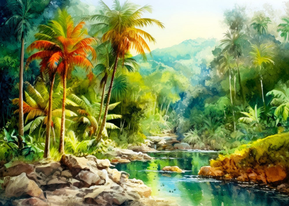 Tropical Vibes Island Life and Refreshing Treats 52 Tropical Island