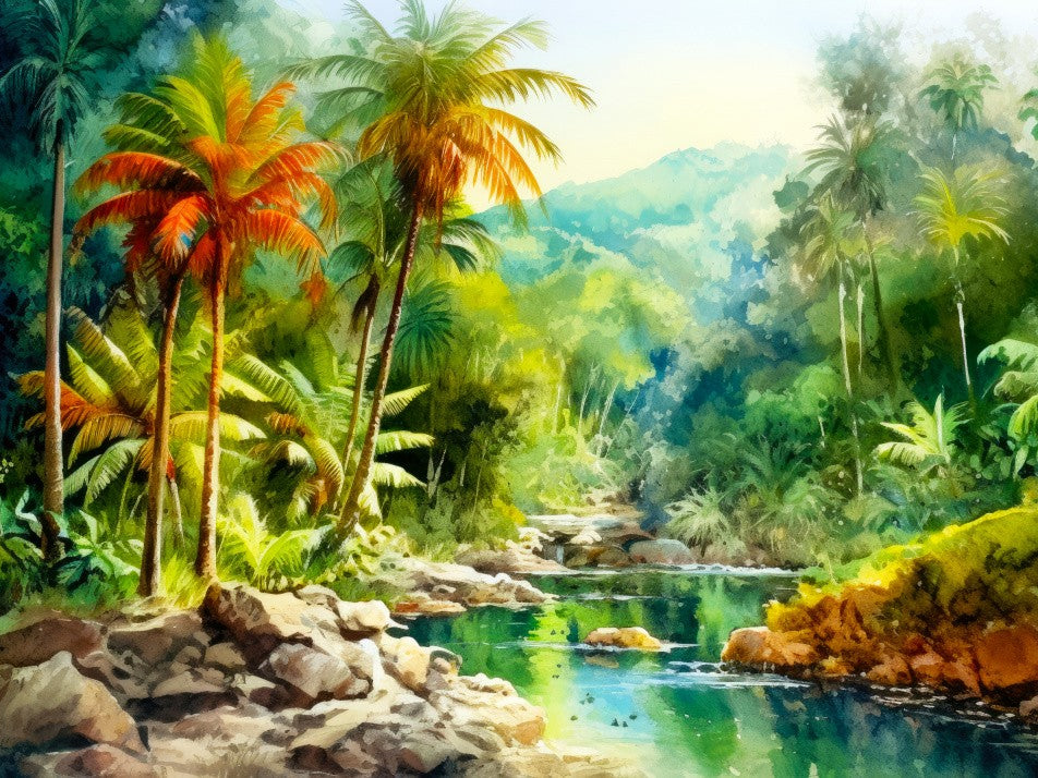 Tropical Vibes Island Life and Refreshing Treats 52 Tropical Island