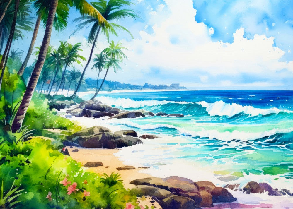 Tropical Vibes Island Life and Refreshing Treats 53 Tropical island