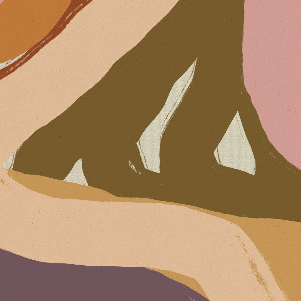 Abstract Lines In Warm Colors