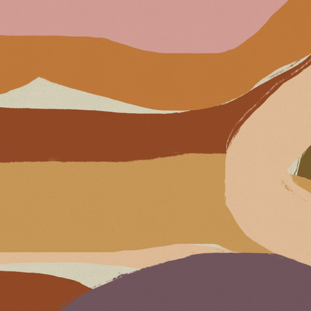 Abstract lines in warm colors
