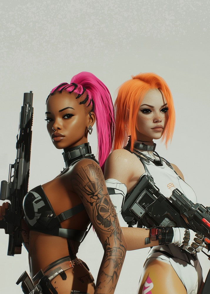 Cyber Girls With Guns