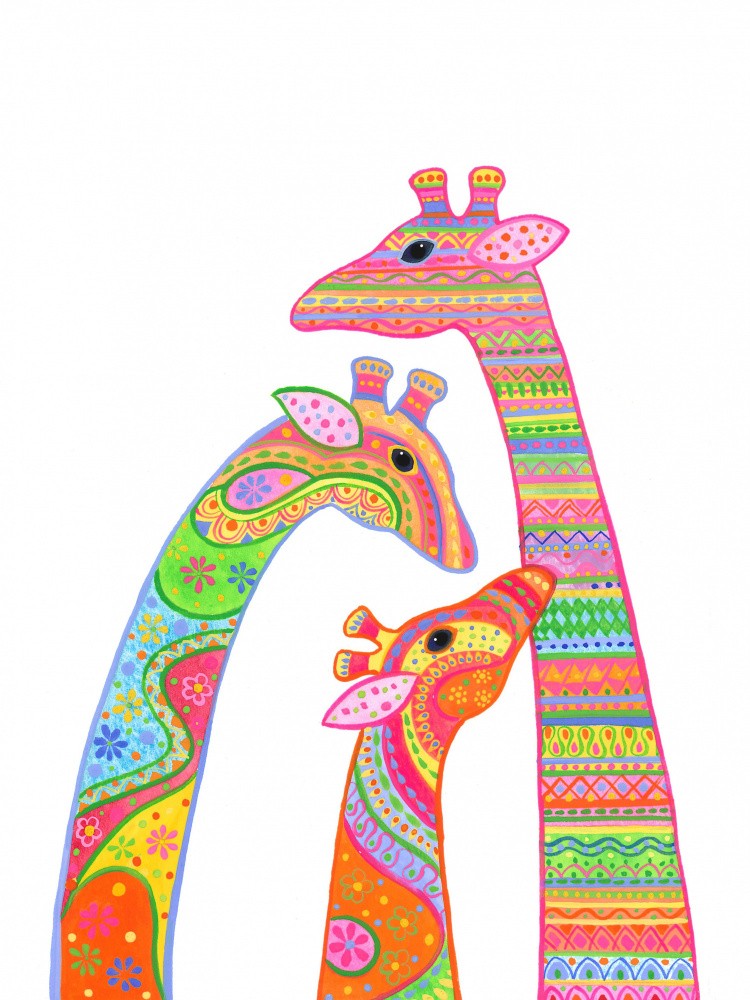 Patterned Giraffes