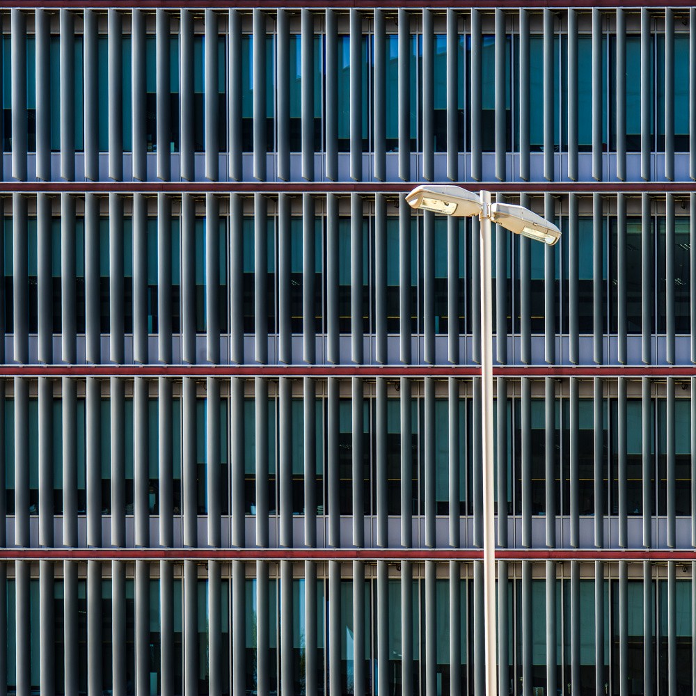 Office and lamp post