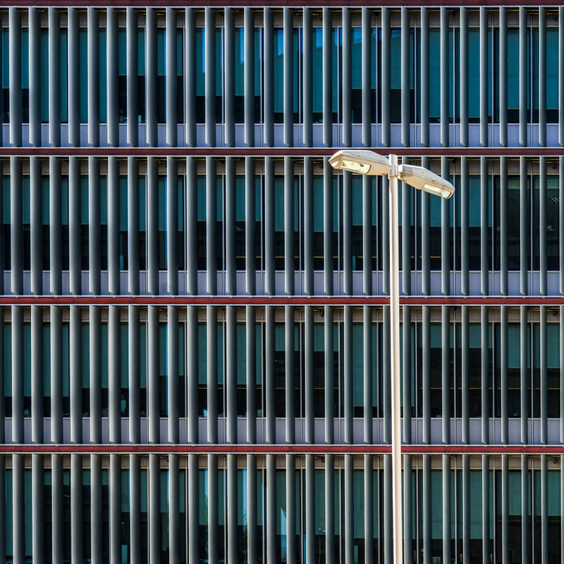 Office and lamp post