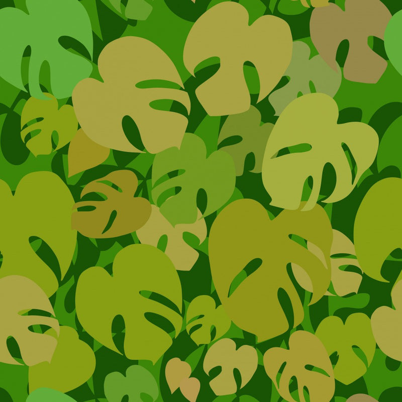 Tropical Foliage Green pattern