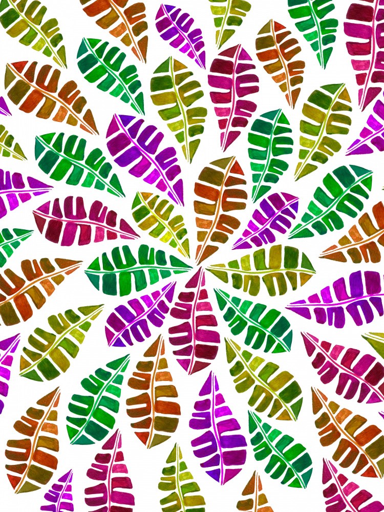 Vibrant Leaf Dance