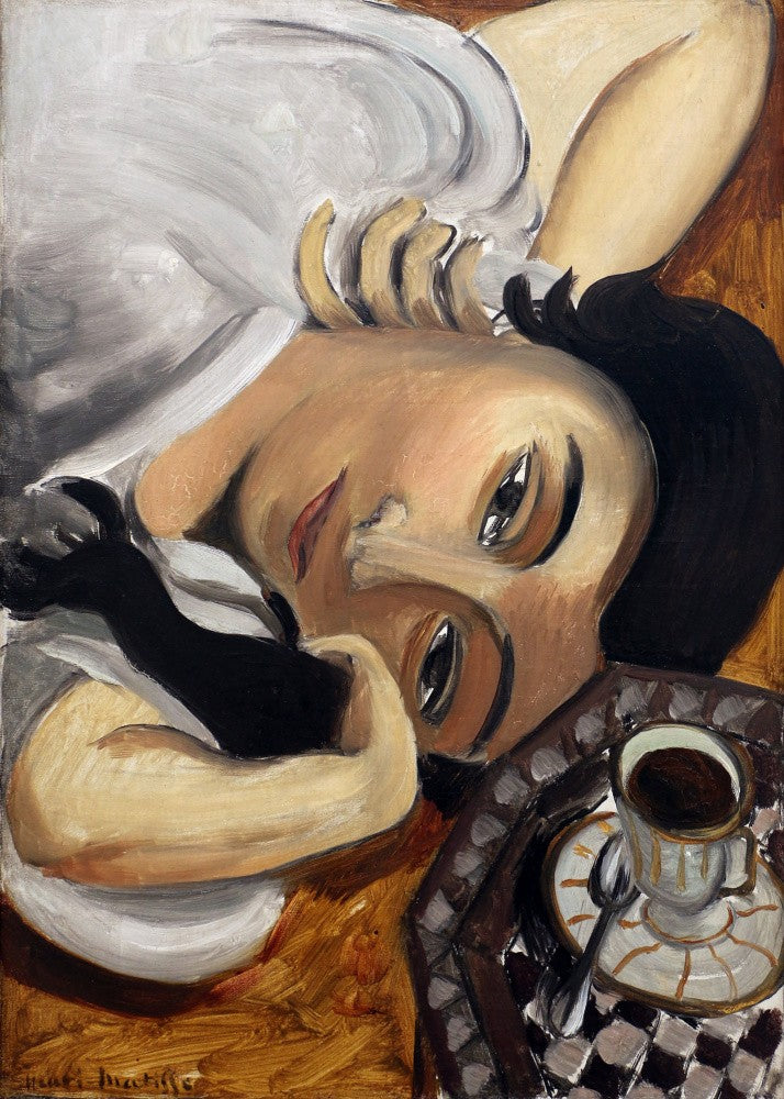 Lorette Con Una Tazza Di Caffe 1916