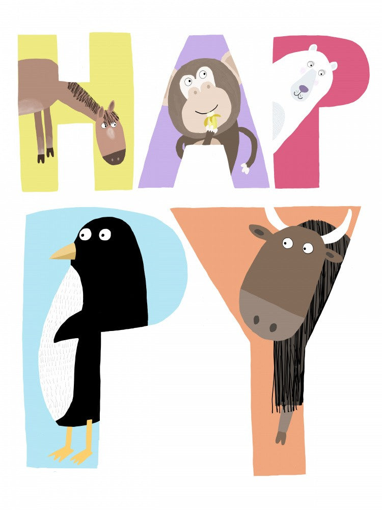 Joyful Animal Letters