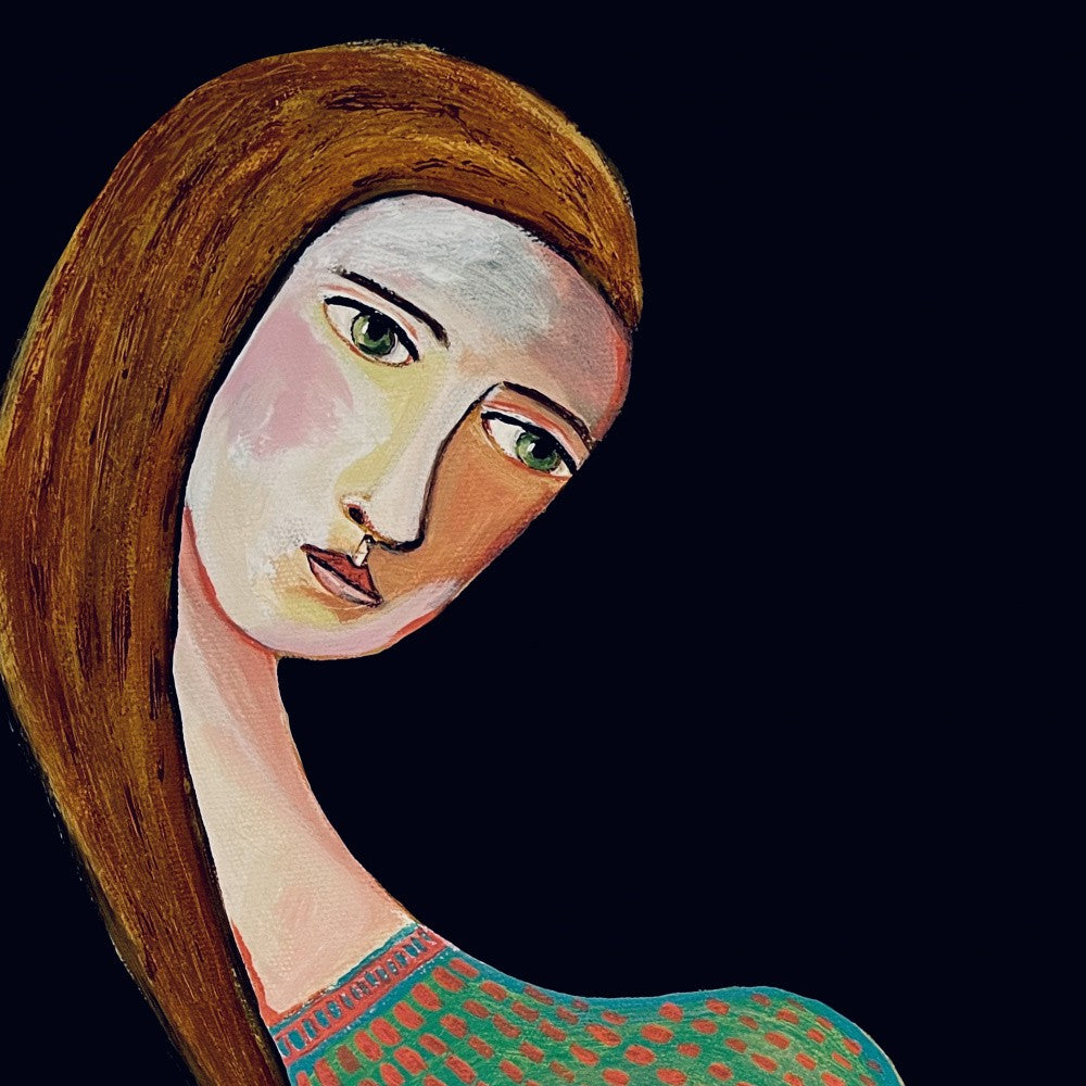 Woman looking