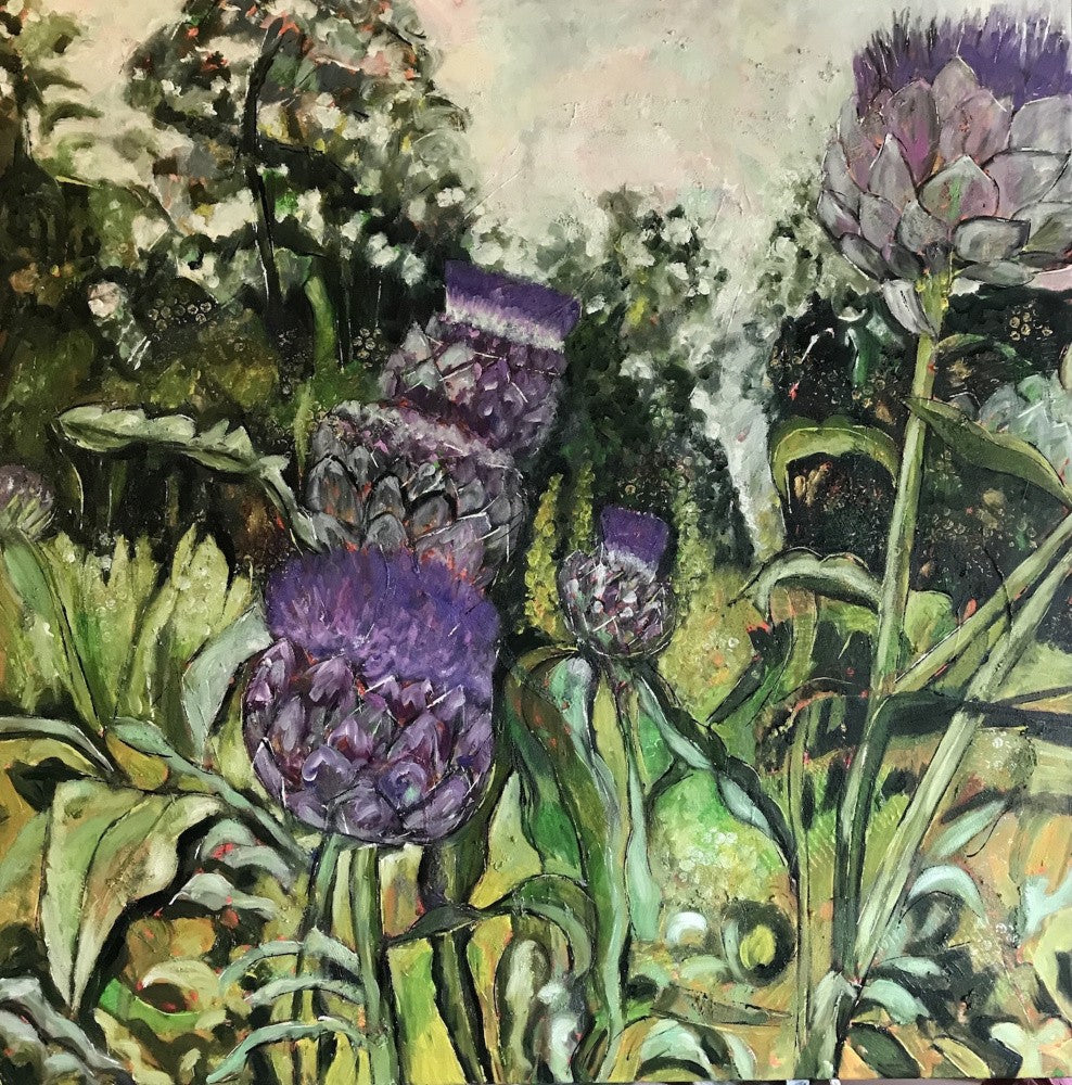 Purple Thistle Field