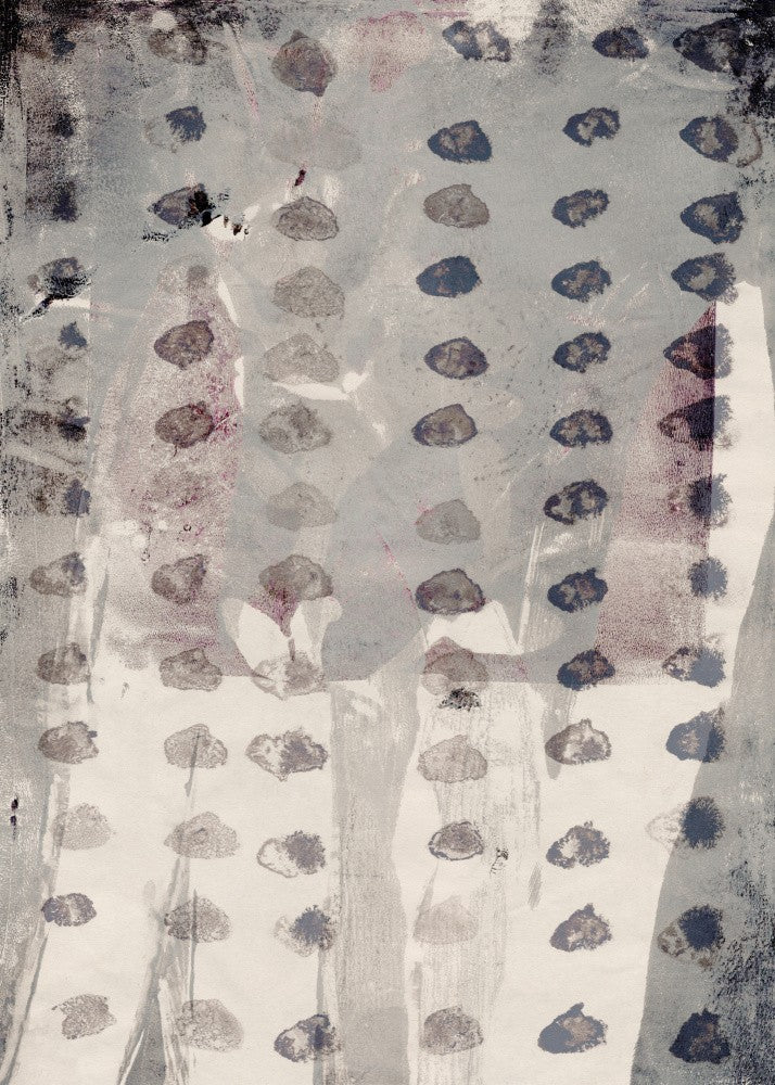 Contemporary Abstract In Grey and Taupe