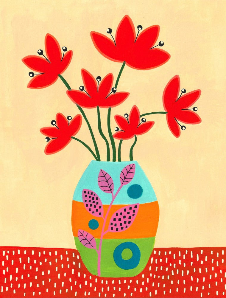 Leuchtende Blüten