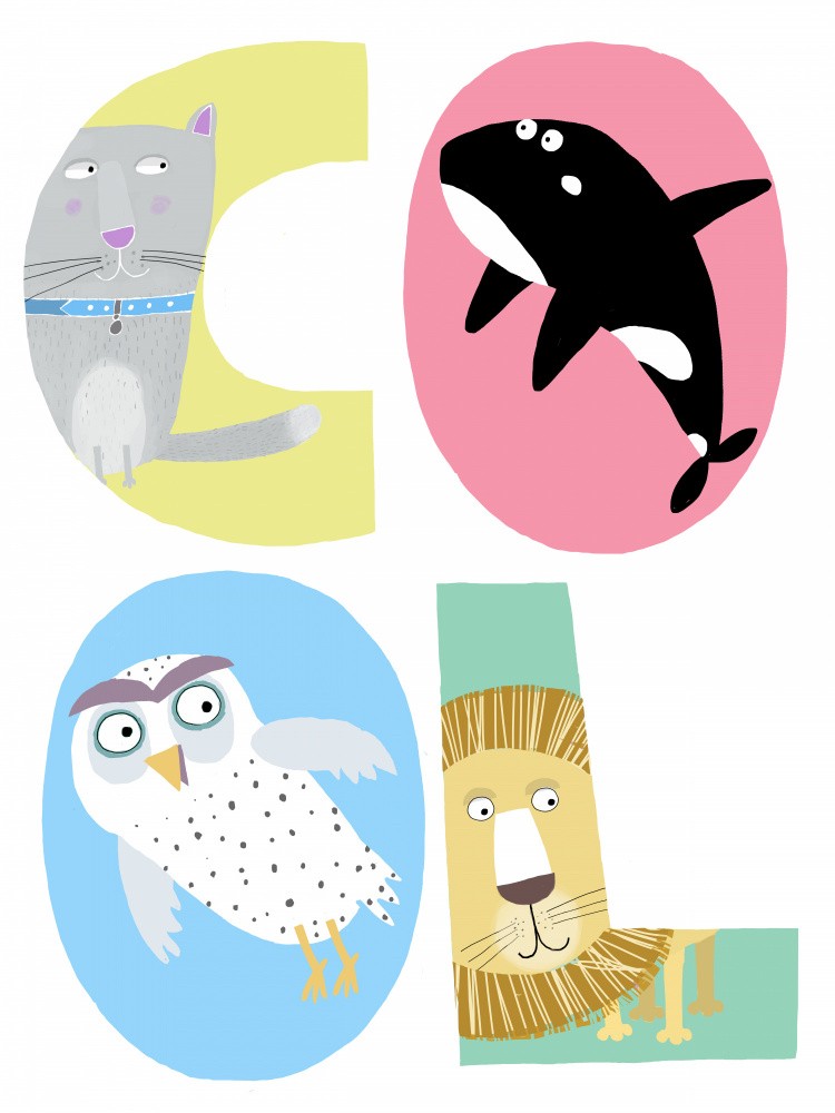 Cool! Illustrated Cool Animal Letters by Carla Daly