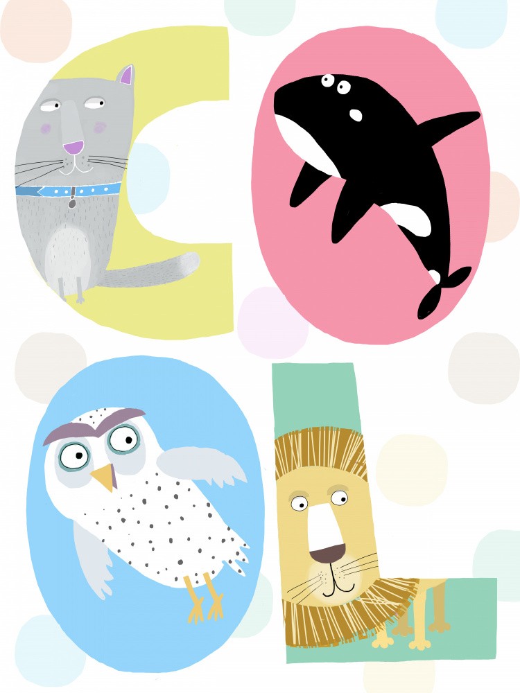 Cool! Illustrated Cool Animal Letters by Carla Daly