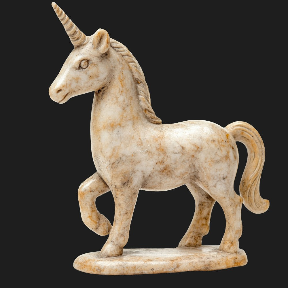 Renaissance Statuette Standing Unicorn