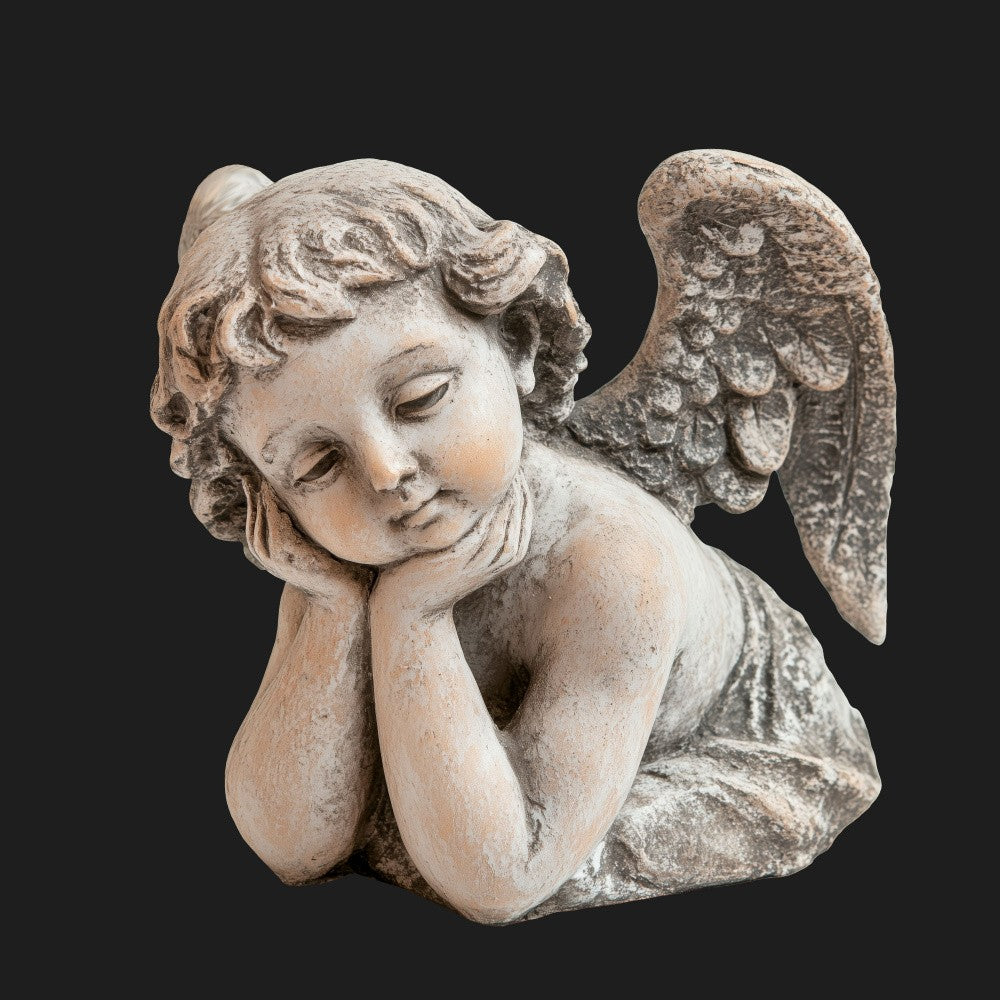 Renaissance Sleeping Putto Sculpture