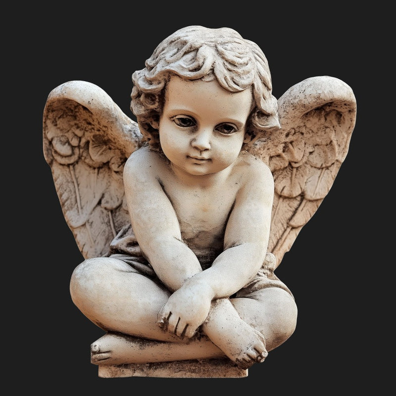 Renaissance Pensive Cupid Figurine