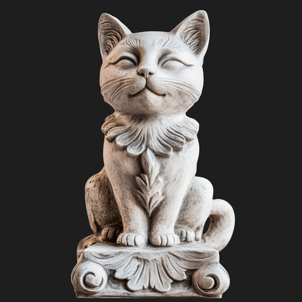Renaissance Feline Grace Statuette