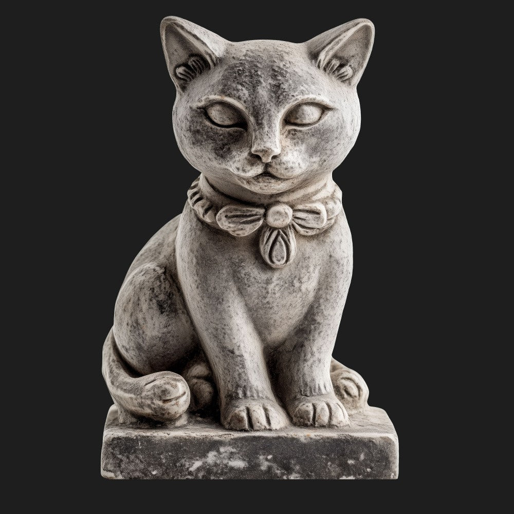Renaissance Statuette Majestic Cat Figure