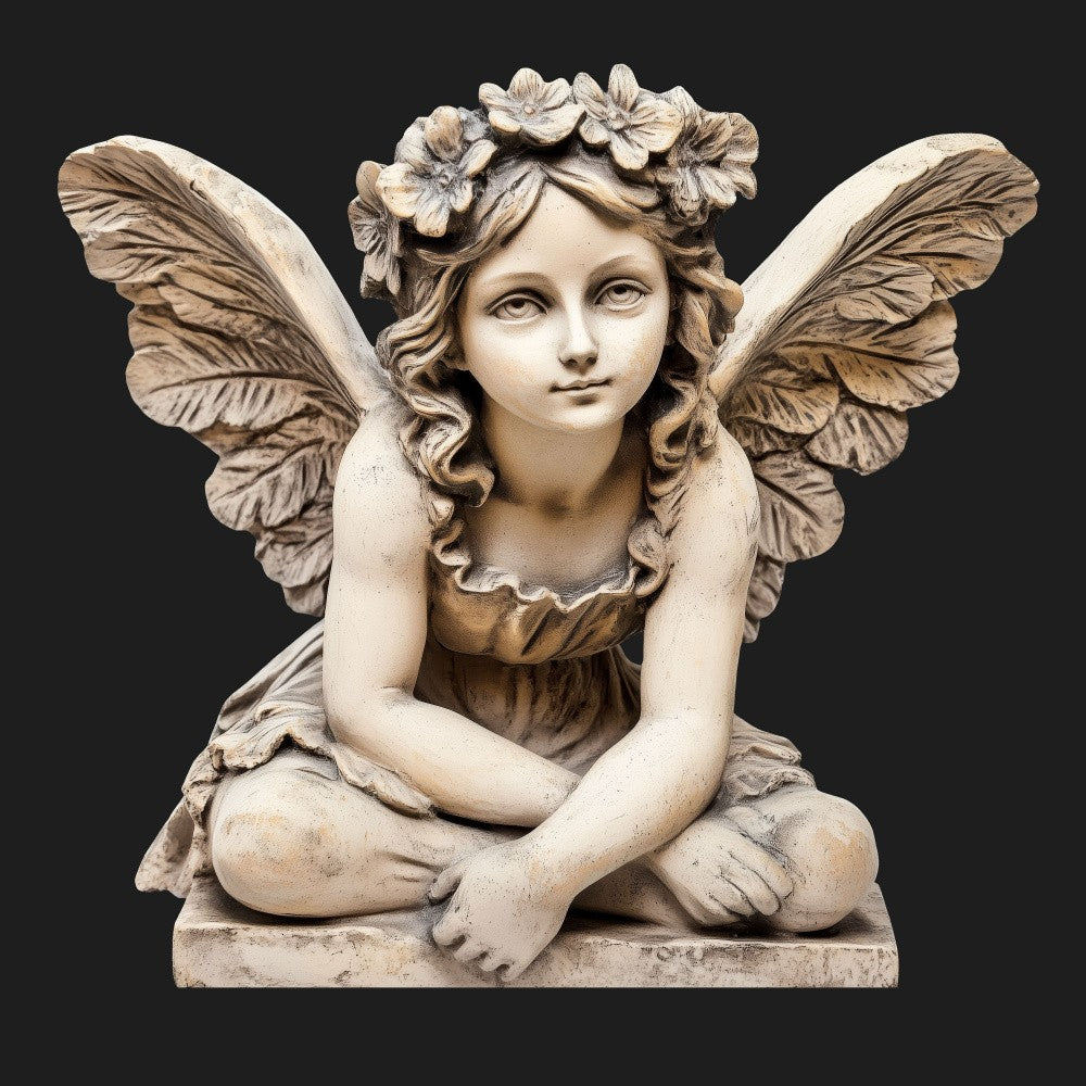 Renaissance Statuette Dreaming Gaze Fairy