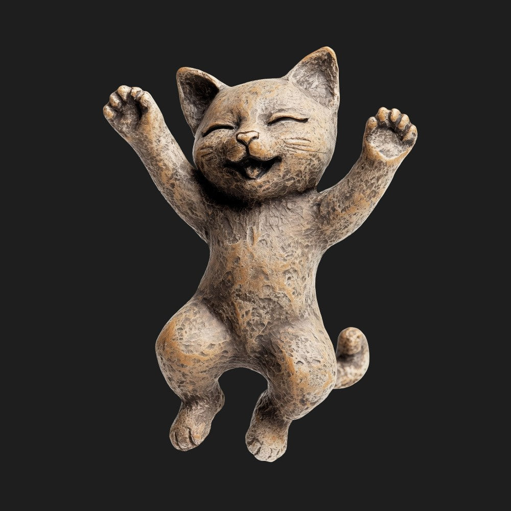 Renaissance Statuette Kitten Frolic