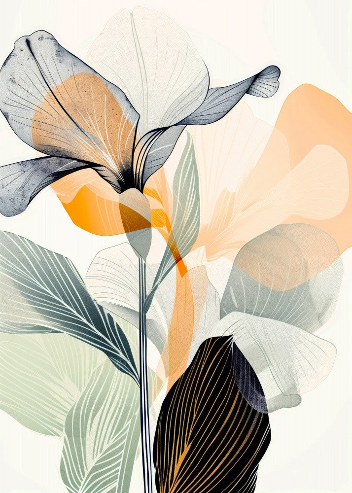 Tropical Vibes Floral Foliage Iris (4)