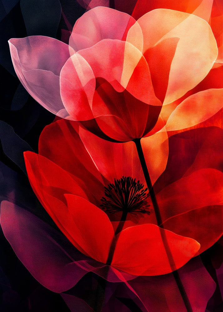 Tropical Vibes Floral Foliage Poppies  (29)