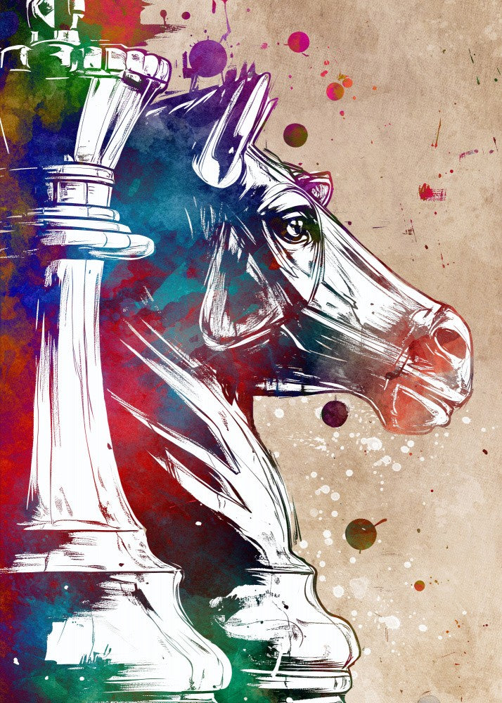 Chess sport art