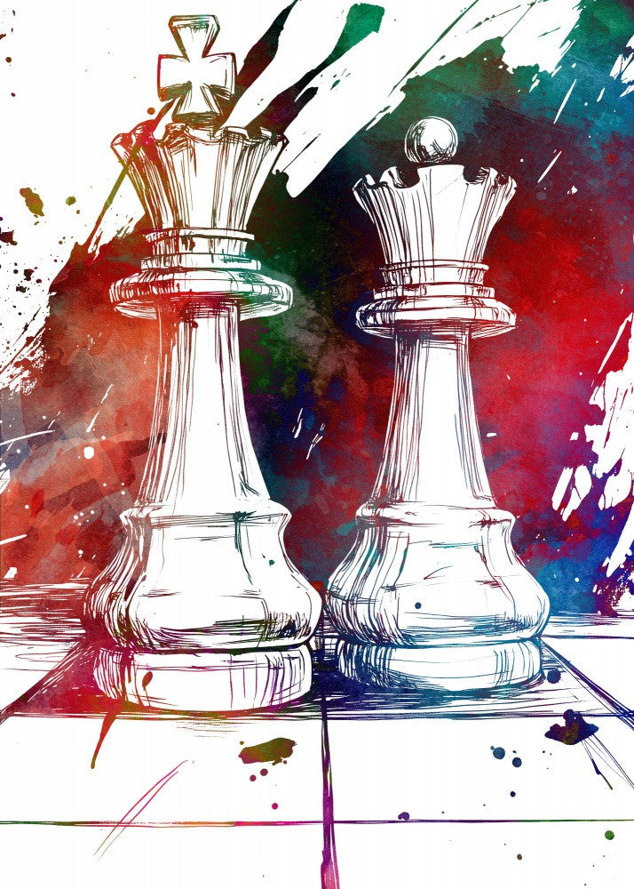 Chess sport art