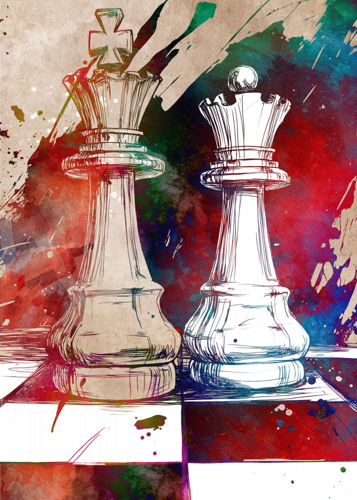 Chess sport art