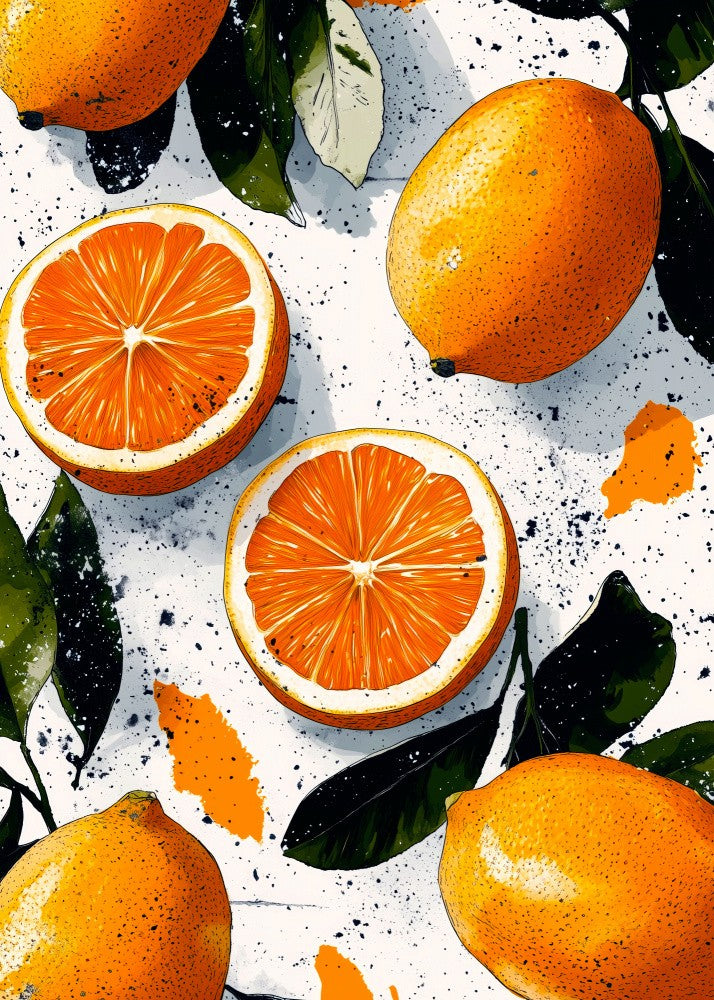 Evergreen Tropical Summer Fruits Oranges (2)
