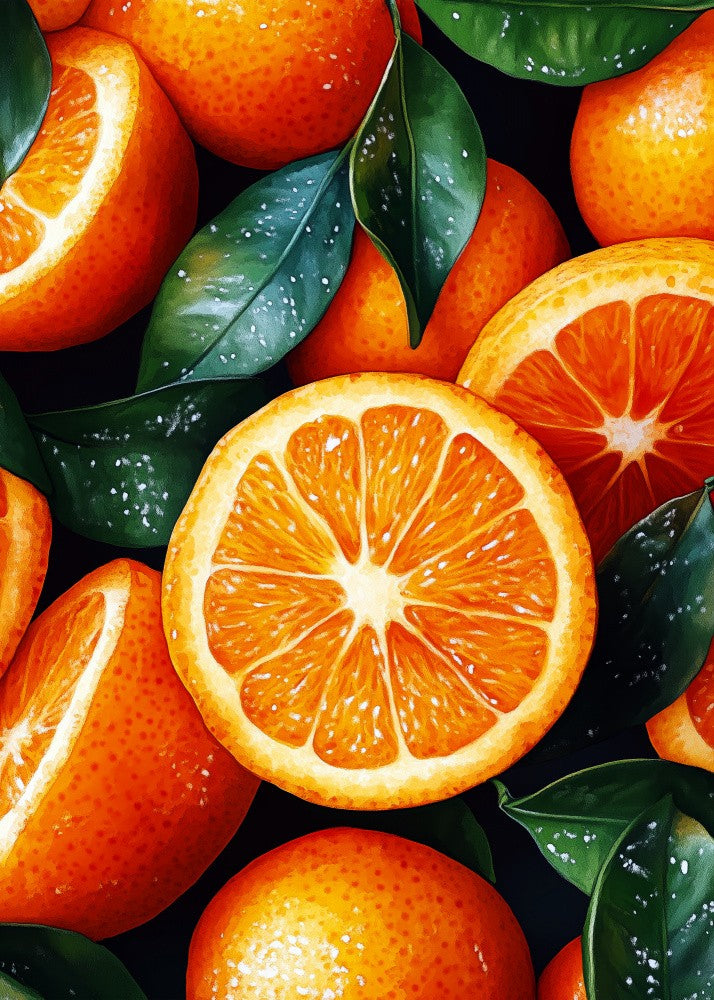 Evergreen Tropical Summer Fruits Oranges  (1)