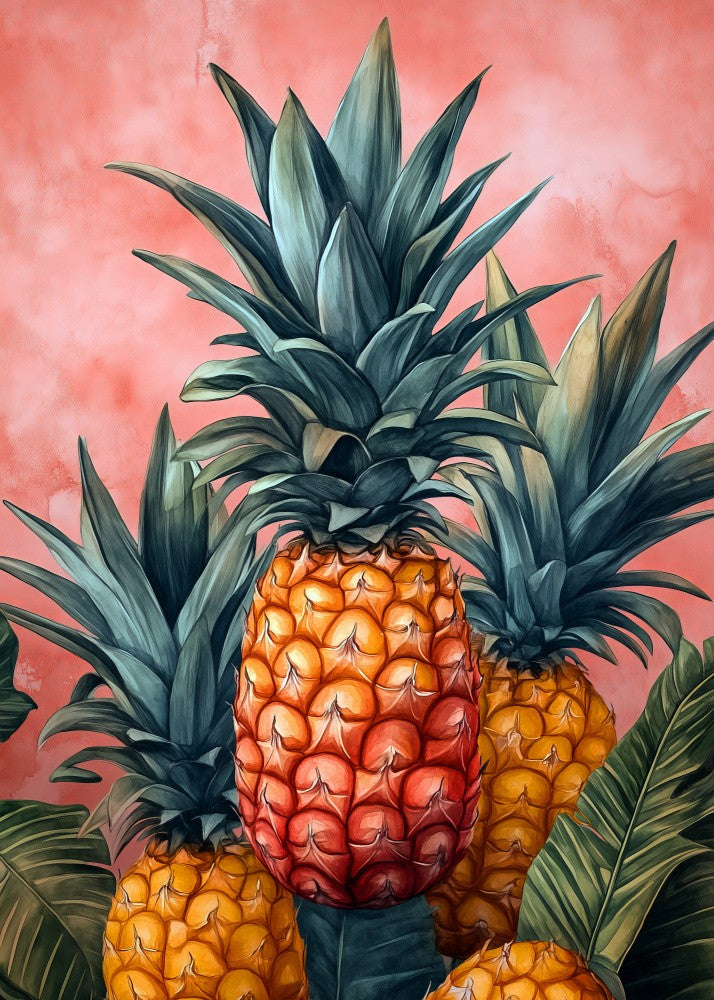 Evergreen Tropical Summer Fruits pineapple  (6)