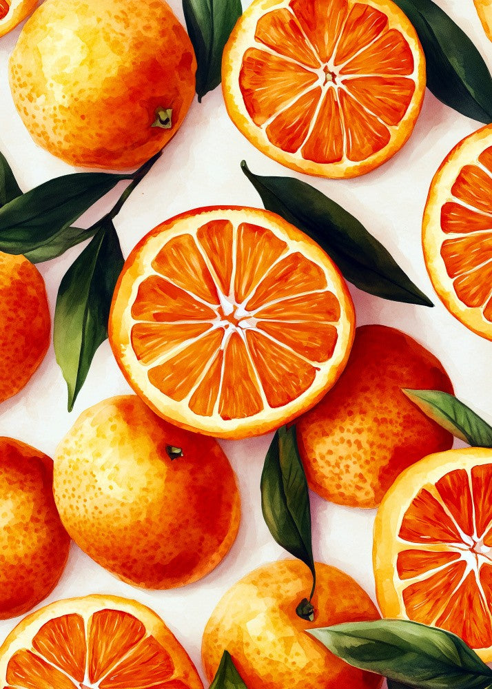 Evergreen Tropical Summer Fruits Oranges  (7)