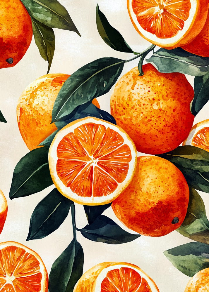Evergreen Tropical Summer Fruits Oranges  (8)